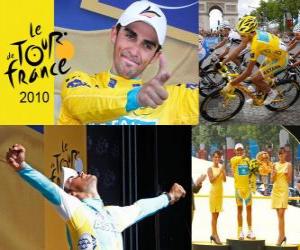Puzzle Alberto Contador, νικητής του Tour de France 2010